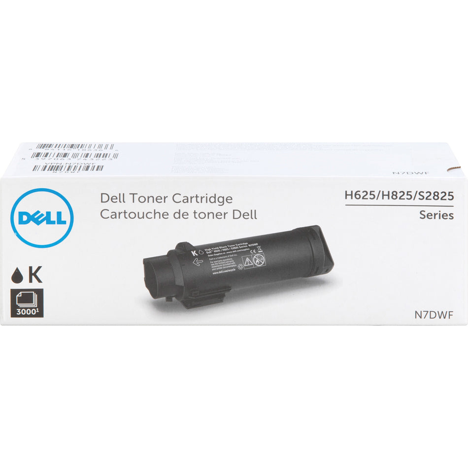 Dell Original High Yield Laser Toner Cartridge - Black - 1 Each - N7DWF