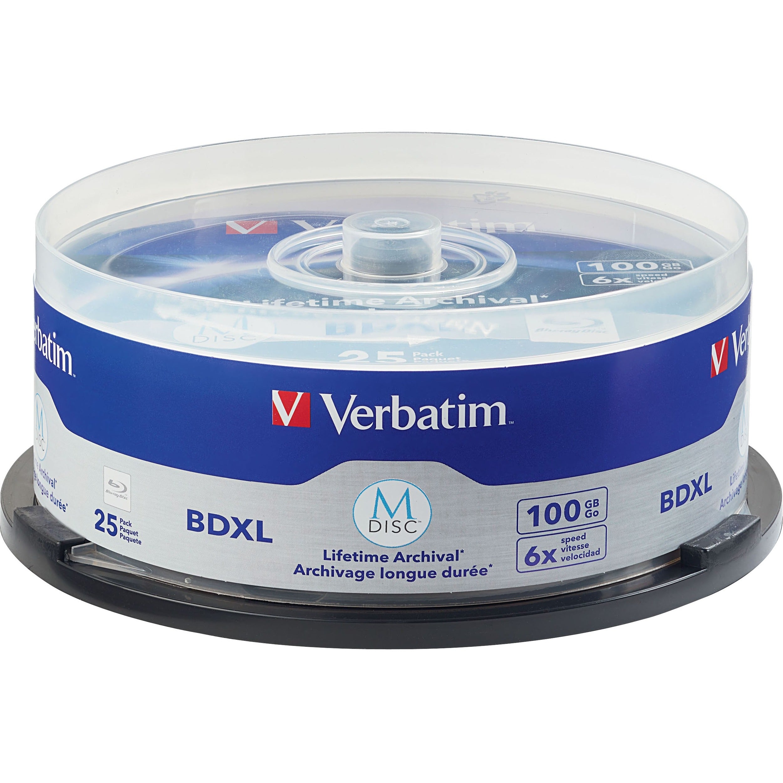 M DISC BDXL 100GB 6X with Branded Surface - 25pk Spindle - 98914