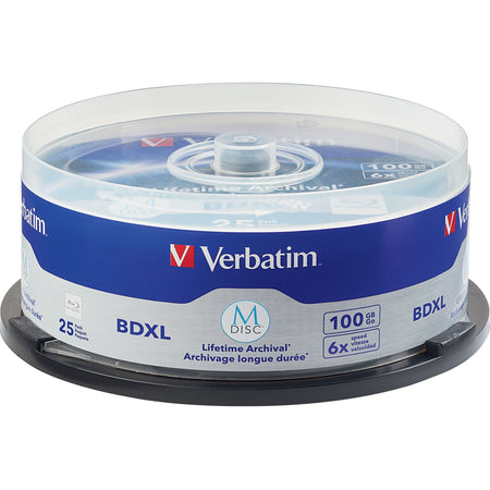 M DISC BDXL 100GB 6X with Branded Surface - 25pk Spindle - 98914