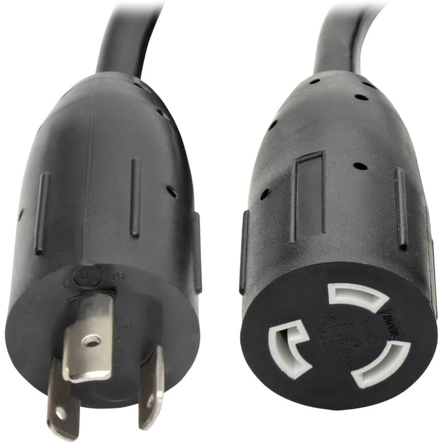 Eaton Tripp Lite Series Power Extension Cord, NEMA L5-20P to NEMA L5-20R- Heavy-Duty, 20A, 125V, 12 AWG, 10 ft. (3.05 m), Black, Locking Connectors - P046-010-LL