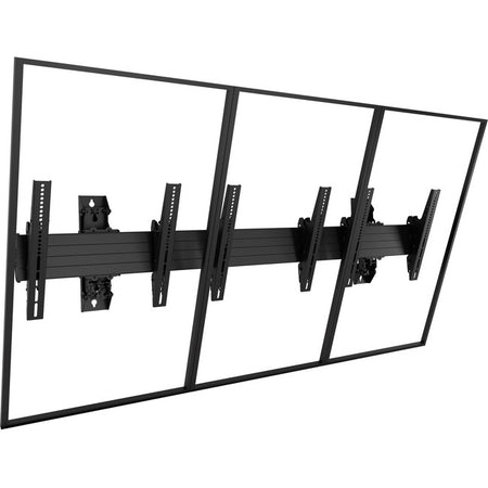 Chief Fusion LWM3X1UP Wall Mount for Menu Board - Black - LWM3X1UP