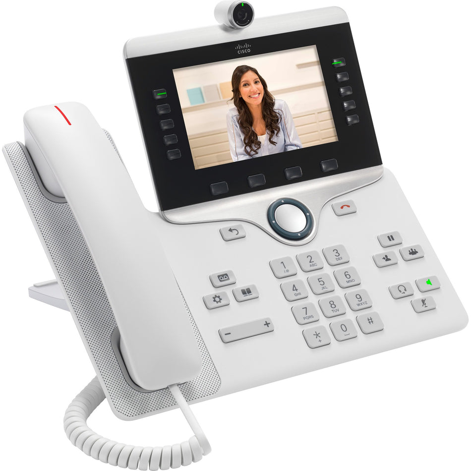 Cisco 8845 IP Phone - Corded/Cordless - Corded - Wall Mountable - White - CP-8845-W-K9=