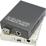 AddOn 10/100/1000Base-TX(RJ-45) to Open SFP Port Industrial POE Media Converter - ADD-IGMC-SFP-POE+