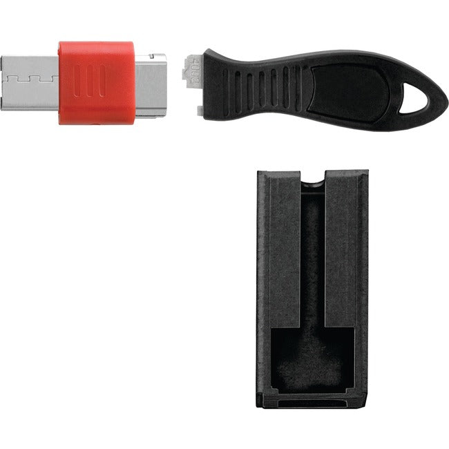 Kensington USB Port Lock with Square Cable Guard - K67915WW