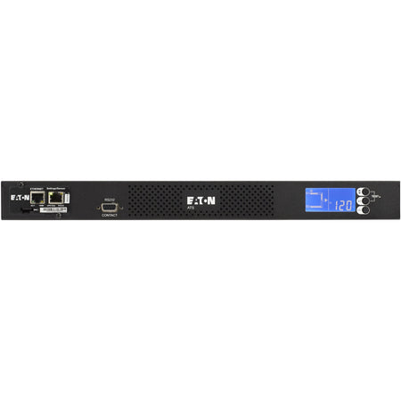 Eaton ATS rack PDU, 1U, (2) 5-15P input, 1.44 kW max, 120V, 12A, 10 ft cord, Single-phase, Outlets: (10) 5-15R - EATS115