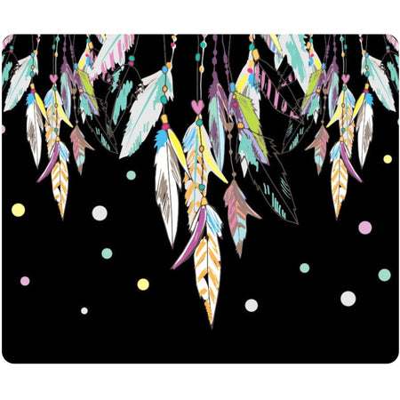 OTM Hipster Prints Black Mouse Pad, Dream Catcher Color - OP-MPV1BM-HIP-09