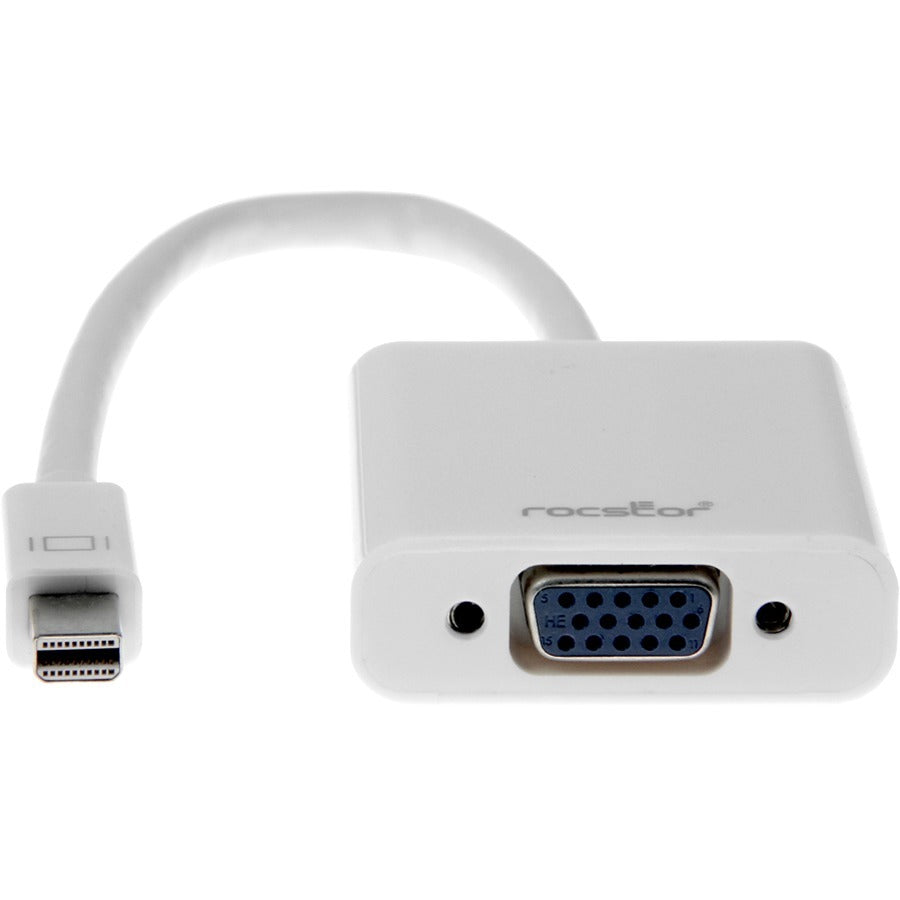 Rocstor Mini Displayport to VGA Adapter for Mac / PC - Cable Length: 5.9" - Y10A104-W1