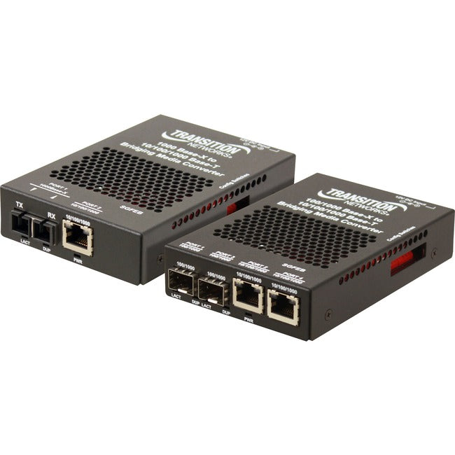 Transition Networks Stand-alone Gigabit Ethernet Media and Rate Converter - SGFEB1024-130-NA