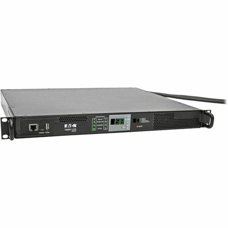 Tripp Lite by Eaton PDU 5.8kW Single-Phase Monitored Automatic Transfer Switch PDU 2 200-240V 30A L6-30P Inputs 1 L6-30R Outlet 1U - PDUMNH30HVAT
