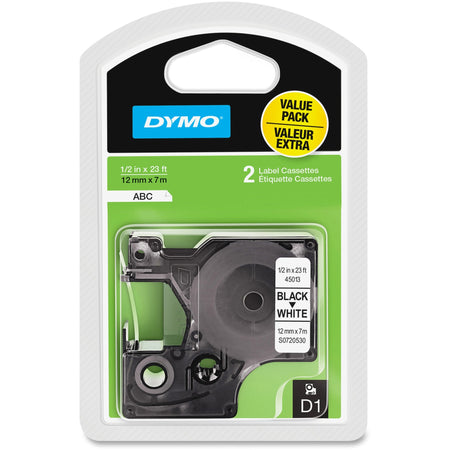 Dymo D1 1/2" Tape Label Cassette - 1926208