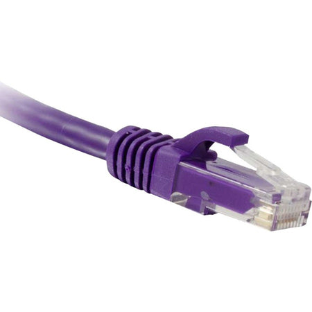 ENET Cat6 Purple 15 Foot Patch Cable with Snagless Molded Boot (UTP) High-Quality Network Patch Cable RJ45 to RJ45 - 15Ft - C6-PR-15-ENC
