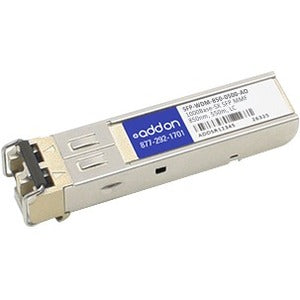 AddOn Cisco SFP-WDM-850-0500 Compatible TAA Compliant 1000Base-SX SFP Transceiver (MMF, 850nm, 550m, LC) - SFP-WDM-850-0500-AO