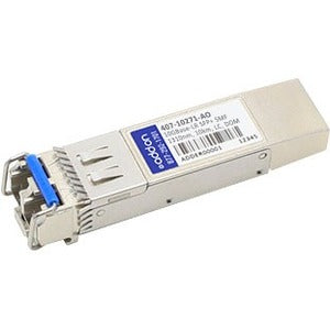 AddOn Dell 407-10271 Compatible TAA Compliant 10GBase-LR SFP+ Transceiver (SMF, 1310nm, 10km, LC, DOM) - 407-10271-AO