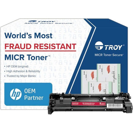 Troy Toner Secure Original MICR Standard Yield Laser Toner Cartridge CF226A - Black - 1 Pack - 02-81575-001