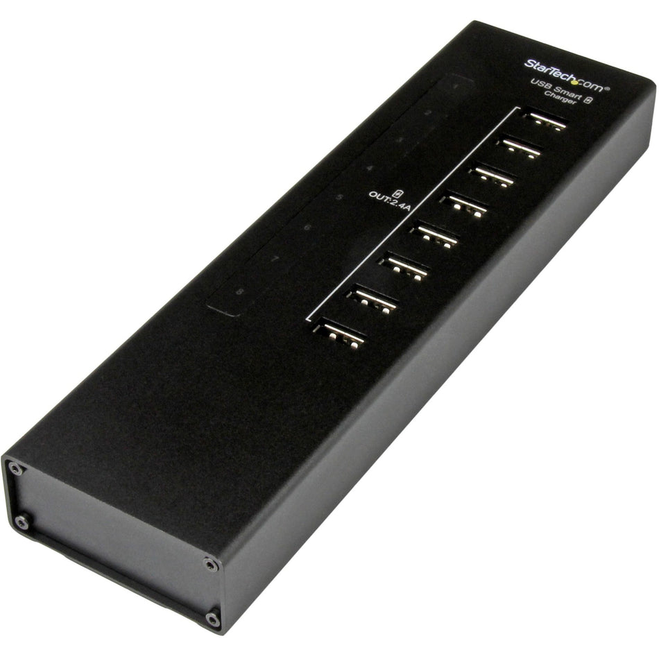 StarTech.com 8-Port Charging Station for USB Devices - 96W/19.2A - ST8CU824