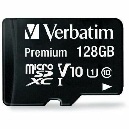 128GB Premium microSDXC Memory Card with Adapter, UHS-I Class 10 - 44085