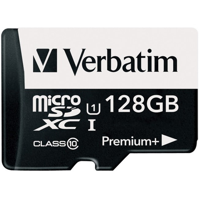 Verbatim 128GB PremiumPlus 533X microSDXC Memory Card with Adapter, UHS-I Class 10 - 99142
