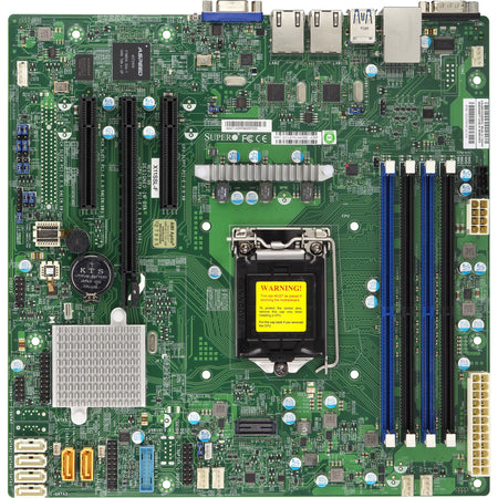 Supermicro X11SSL-F Server Motherboard - Intel C236 Chipset - Socket H4 LGA-1151 - Micro ATX - MBD-X11SSM-F-O