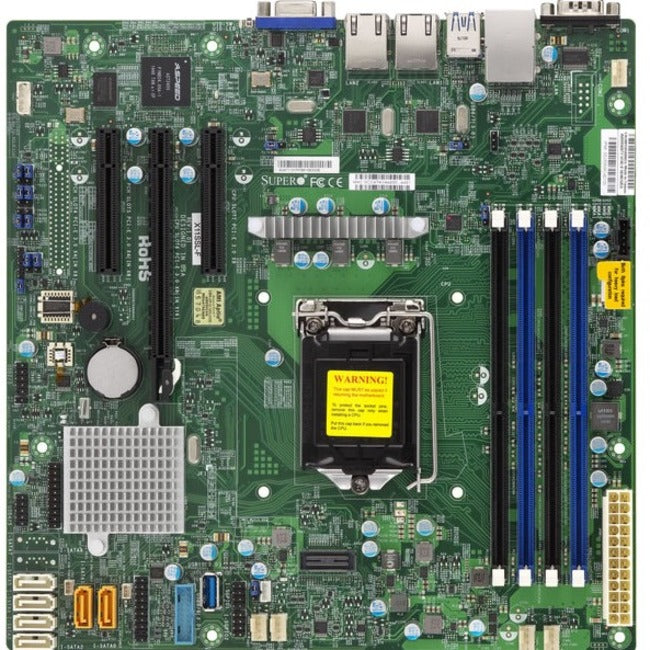 Supermicro X11SSL-F Server Motherboard - Intel C236 Chipset - Socket H4 LGA-1151 - Micro ATX - MBD-X11SSL-F-O