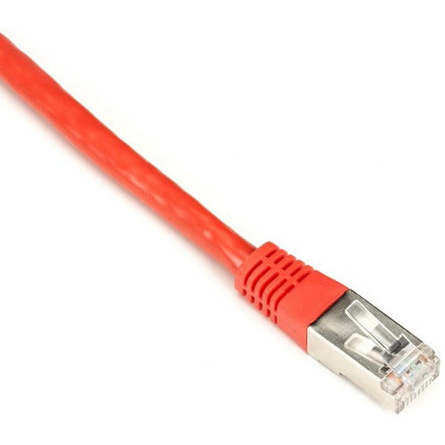 Black Box CAT6 250-MHz Stranded Patch Cable Slim Molded Boot - S/FTP, CM PVC, Red, 15FT - EVNSL0272RD-0015