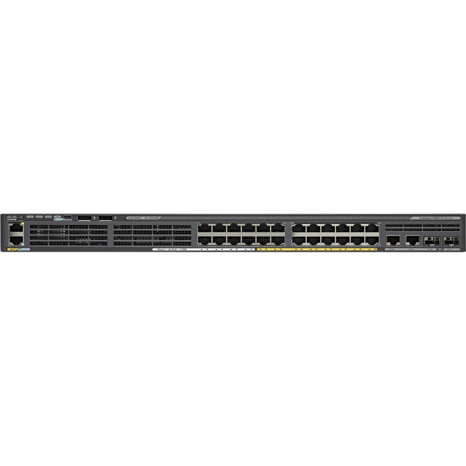 Cisco Catalyst 2960X-24PSQ-L Cool Switch - WS-C2960X24PSQL-RF