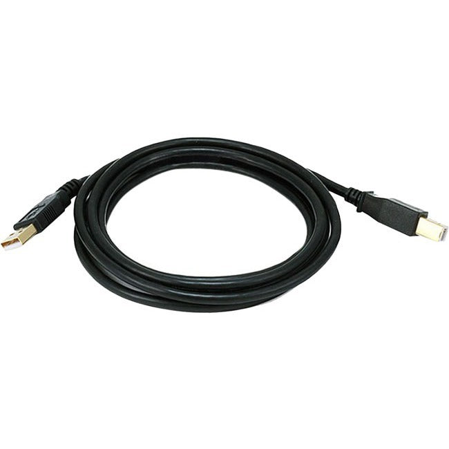 Monoprice 6ft USB 2.0 A Male to B Male 28/24AWG Cable - (Gold Plated) - 5438