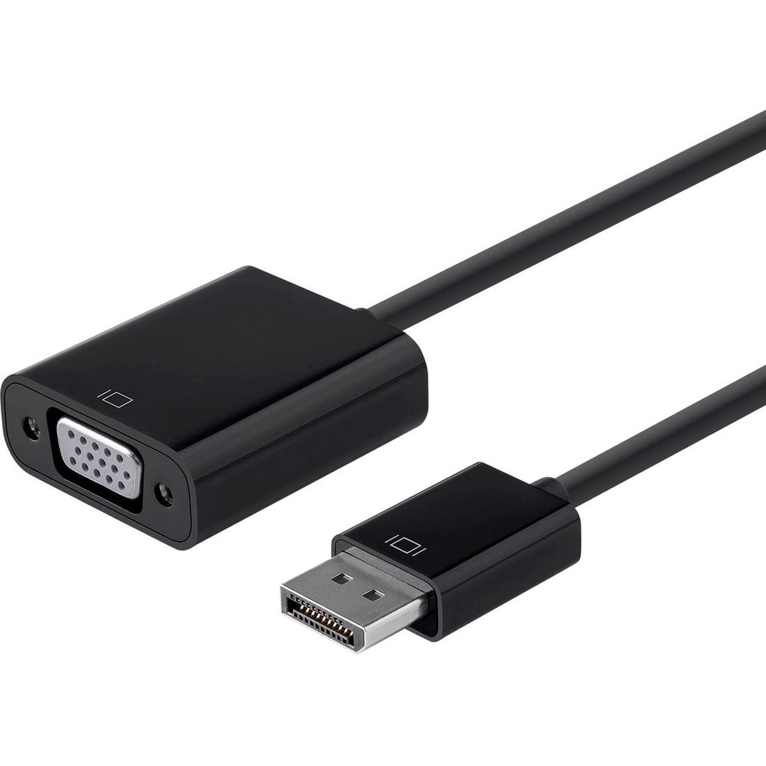Monoprice DisplayPort 1.2a to VGA Active Adapter, Black - 12790