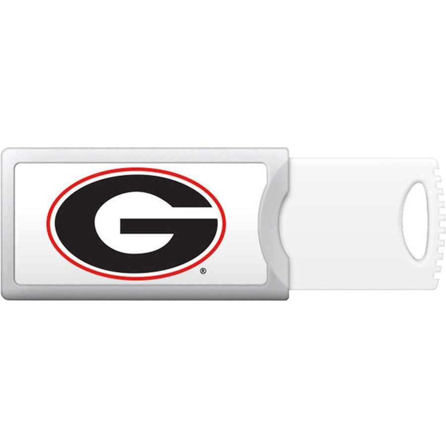 OTM University of Georgia Push USB Flash Drive, Classic - S1-U2P1CUGA-8G