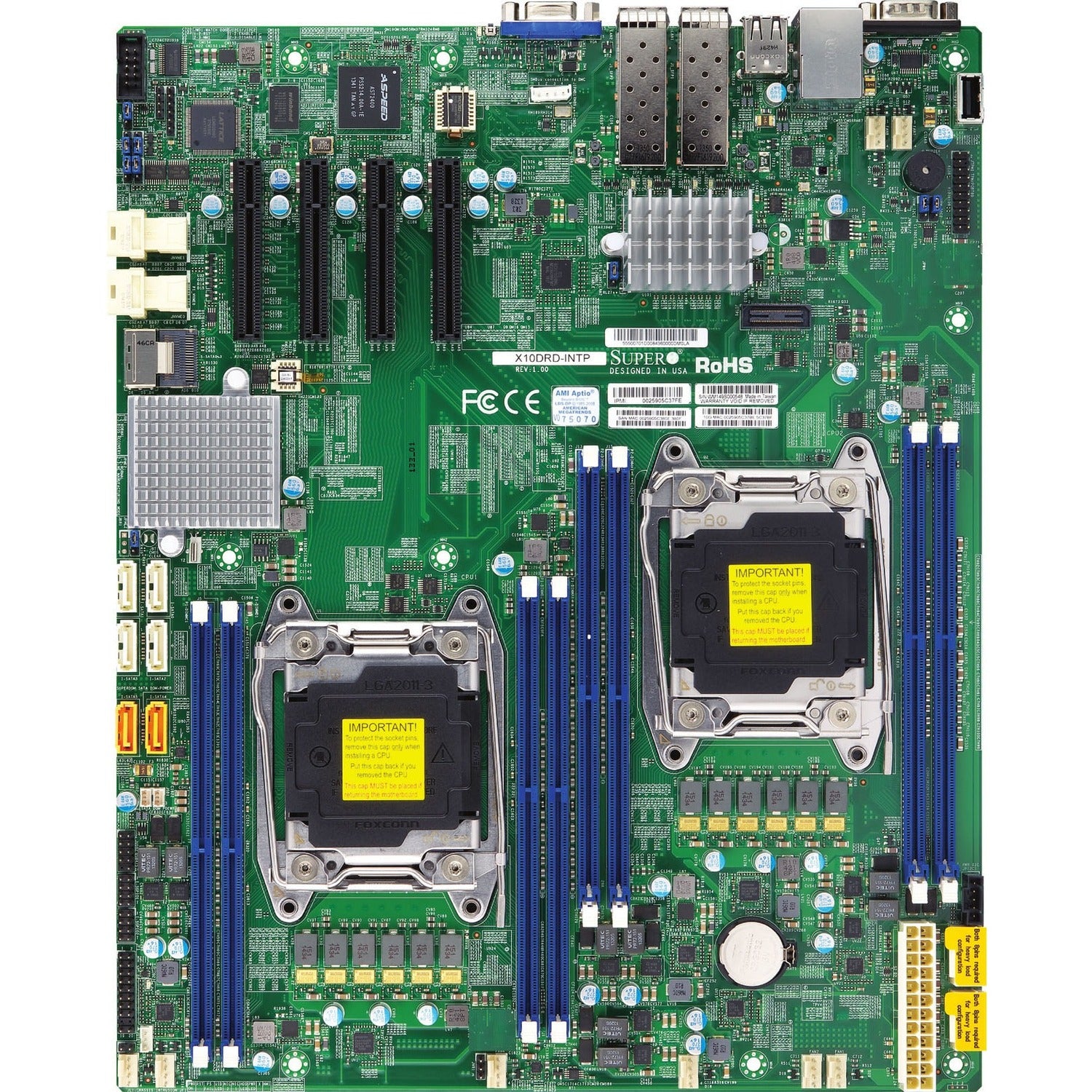 Supermicro X10DRD-iNT Server Motherboard - Intel C612 Chipset - Socket LGA 2011-v3 - Extended ATX - MBD-X10DRD-INT-O