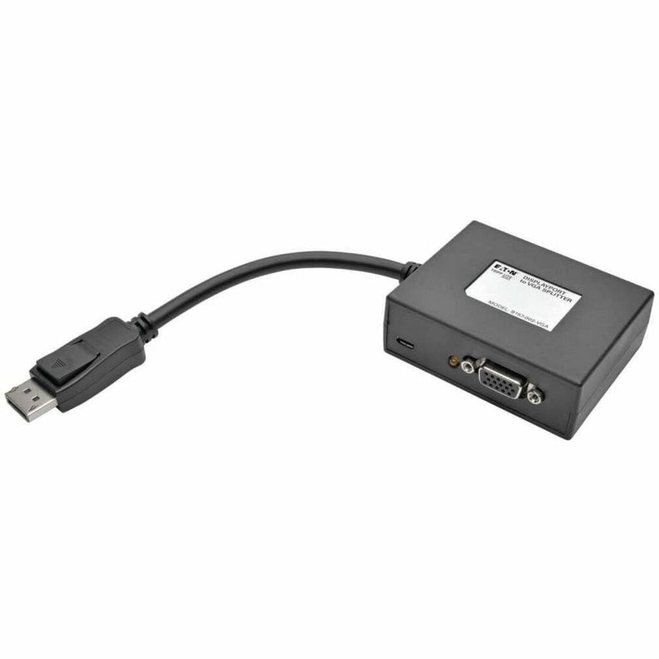 Eaton Tripp Lite Series 2-Port DisplayPort to VGA Hub, DP1.2, TAA - B157-002-VGA
