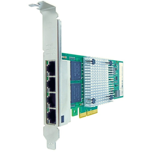 Axiom 10/100/1000Mbs Quad Port RJ45 PCIe x4 NIC Card for Intel - I350T4, I350-T4 - I350T4-AX