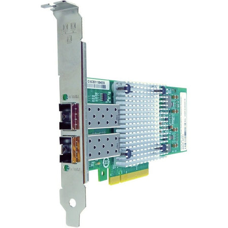 Axiom 10Gbs Dual Port SFP+ PCIe x8 NIC for Intel w/Transceivers - E10G42BFSR - E10G42BFSR-AX