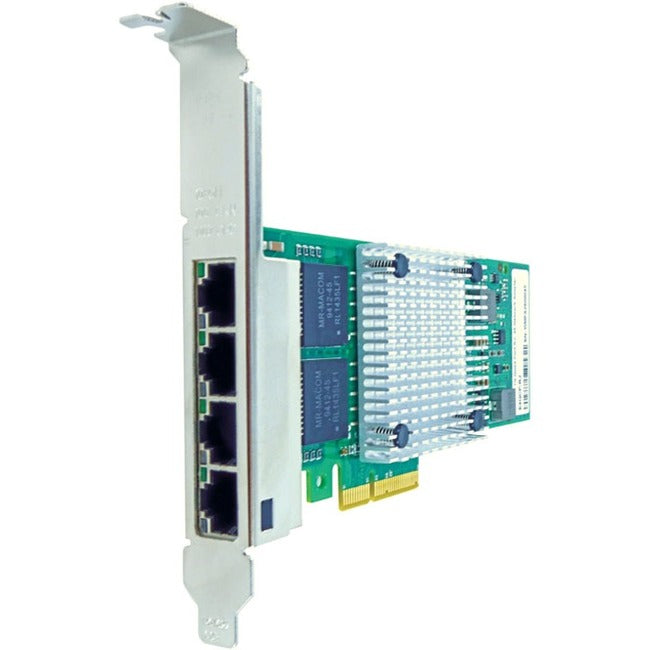 Axiom 10/100/1000Mbs Quad Port RJ45 PCIe x4 NIC Card for HP - 435508-B21 - 435508-B21-AX