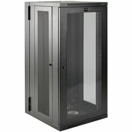 Eaton Tripp Lite Series SmartRack 26U UPS-Depth Wall-Mount Half-Height Rack Enclosure, Clear Acrylic Window, Hinged Back - SRW26USDPG