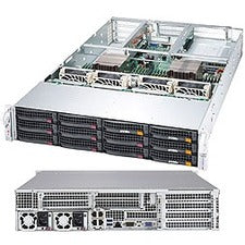 Supermicro SuperServer 6028U-E1CNRT+ Barebone System - 2U Rack-mountable - Socket LGA 2011-v3 - 2 x Processor Support - SYS-6028U-E1CNRT+