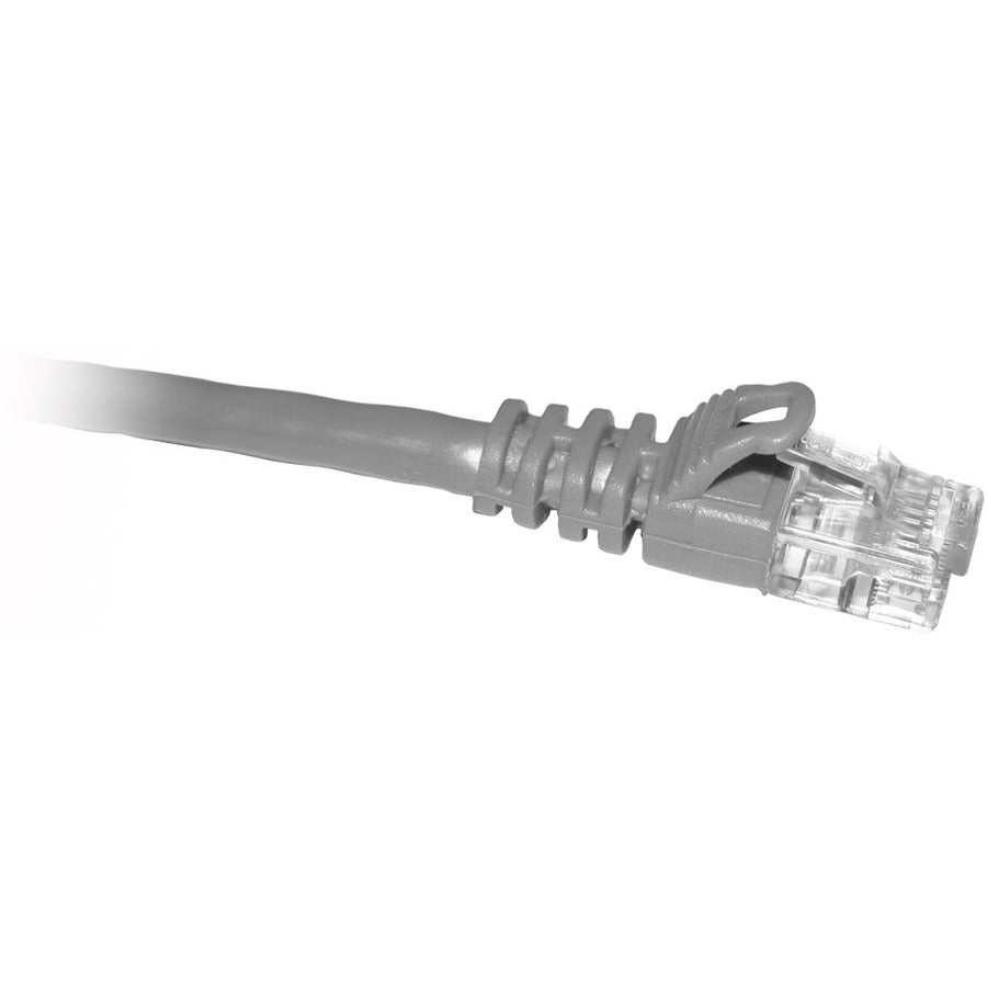 ENET Cat5e Gray 20 Foot Patch Cable with Snagless Molded Boot (UTP) High-Quality Network Patch Cable RJ45 to RJ45 - 20Ft - C5E-GY-20-ENC