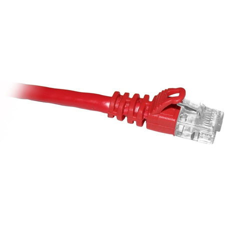 ENET Cat5e Red 1 Foot Patch Cable with Snagless Molded Boot (UTP) High-Quality Network Patch Cable RJ45 to RJ45 - 1Ft - C5E-RD-1-ENC