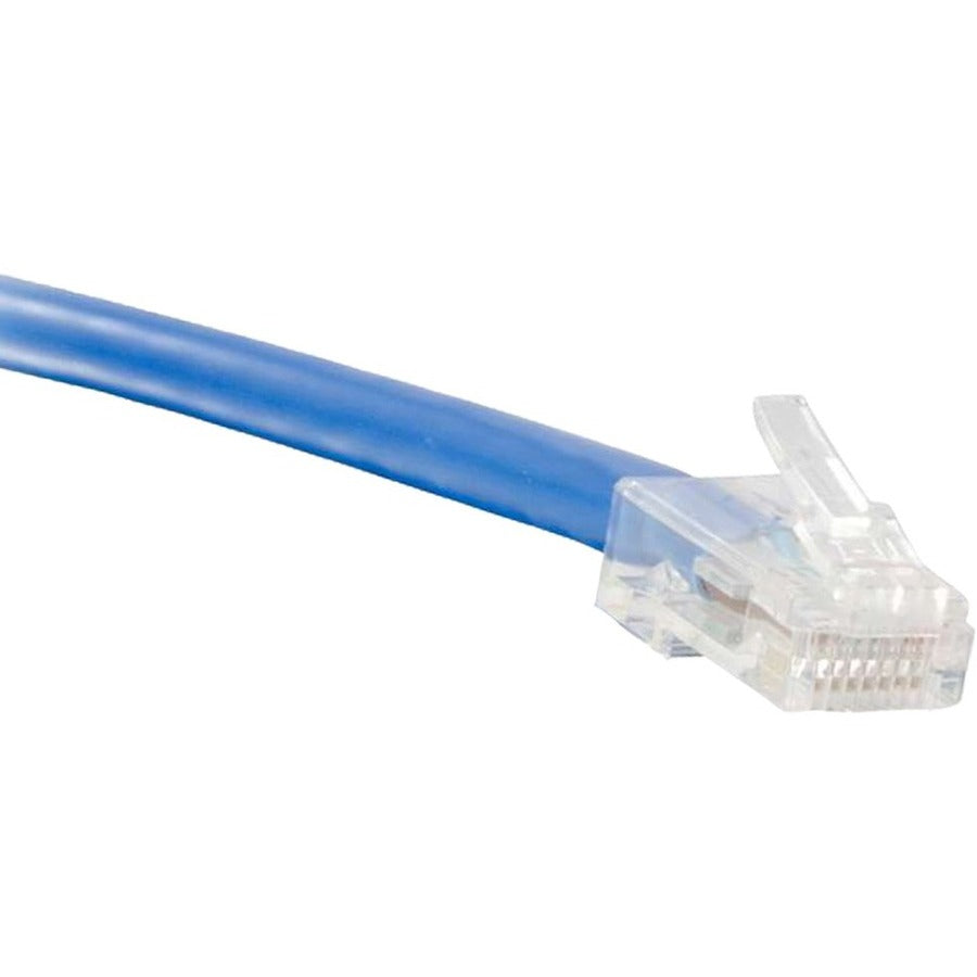 ENET Cat6 Blue 20 Foot Non-Booted (No Boot) (UTP) High-Quality Network Patch Cable RJ45 to RJ45 - 20Ft - C6-BL-NB-20-ENC