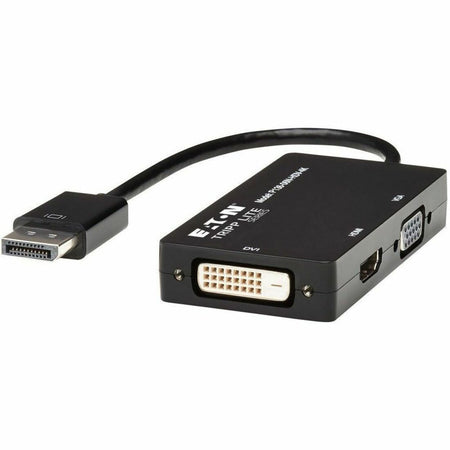Eaton Tripp Lite Series DisplayPort to VGA/DVI/HDMI All-in-One Converter Adapter, DP ver 1.2, 4K 30 Hz HDMI - P136-06N-HDV-4K