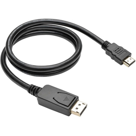 Eaton Tripp Lite Series DisplayPort 1.2 to HDMI Adapter Cable (DP with Latches to HDMI M/M), 4K, 3 ft. (0.9 m) - P582-003-V2