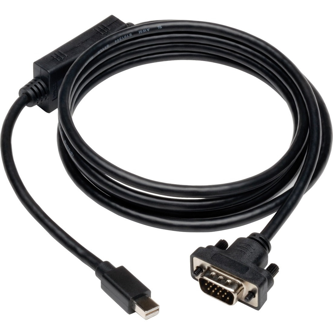Eaton Tripp Lite Series Mini DisplayPort 1.2 to VGA Active Adapter Cable (M/M), 6 ft. (1.8 m), TAA - P586-006-VGA-V2