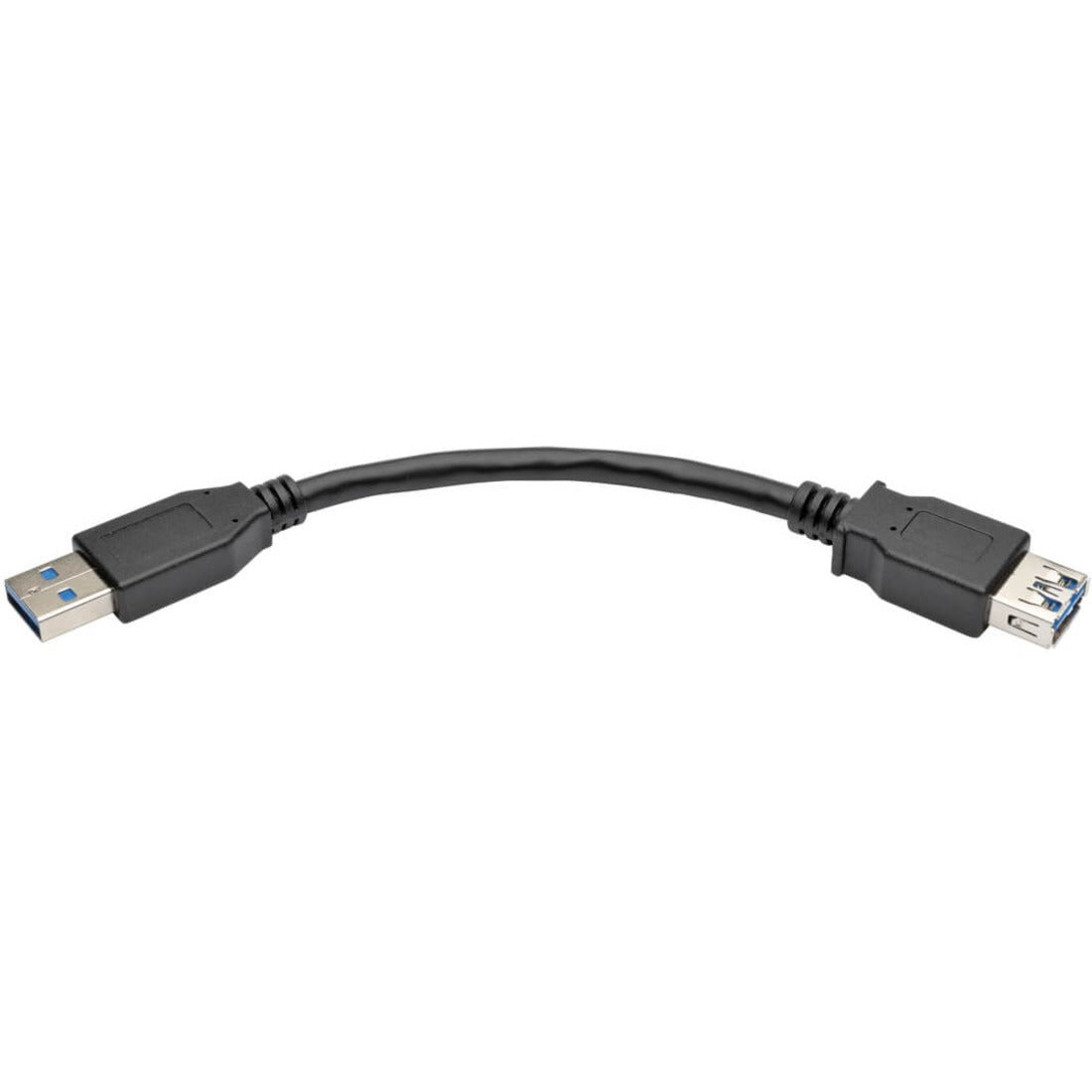 Eaton Tripp Lite Series USB 3.0 SuperSpeed Extension Cable (A M/F), Black, 6-in. (15.24 cm) - U324-06N-BK