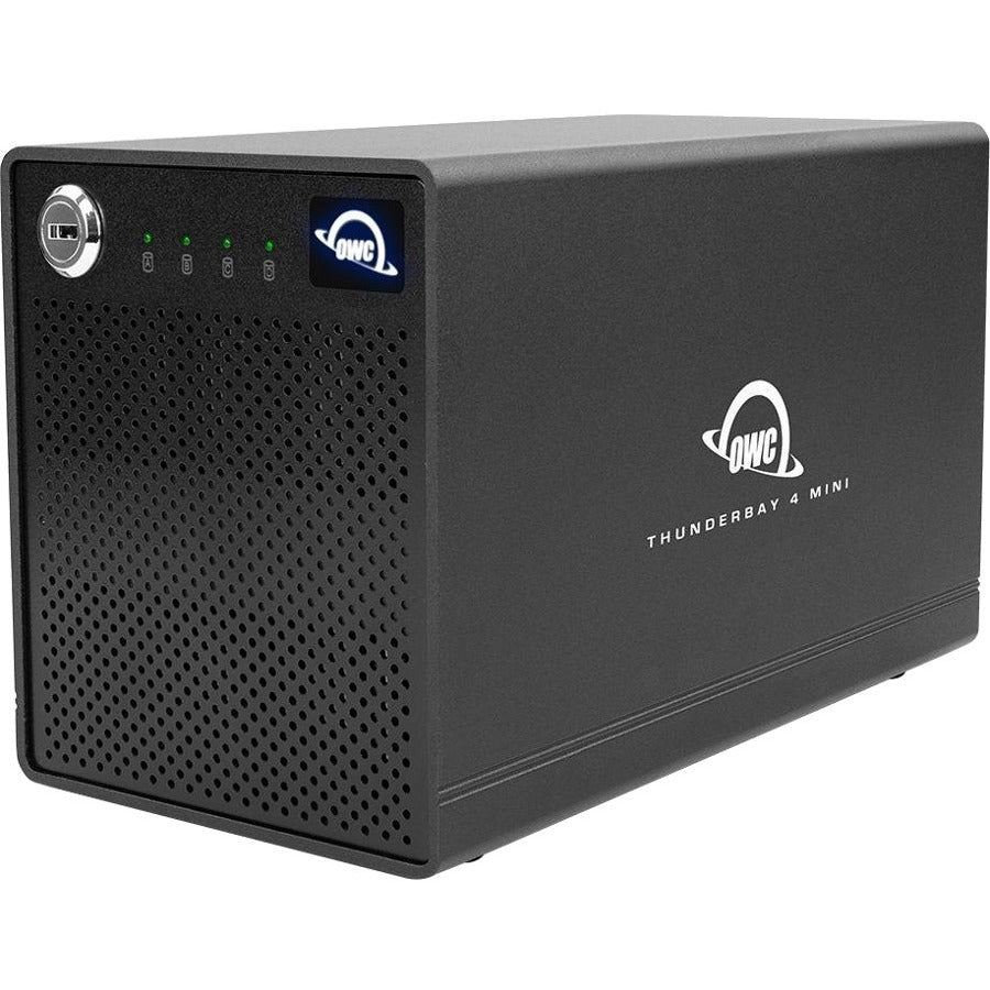 OWC ThunderBay 4 mini Drive Enclosure SATA/600 - Thunderbolt 2 Host Interface External - Black - OWCTB4MSR0GB