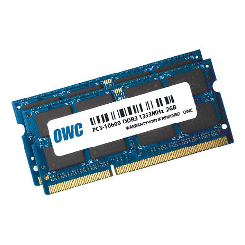 OWC 2 x 2.0GB 1333MHz DDR3 SO-DIMM PC10600 204 Pin - OWC1333DDR3S04S