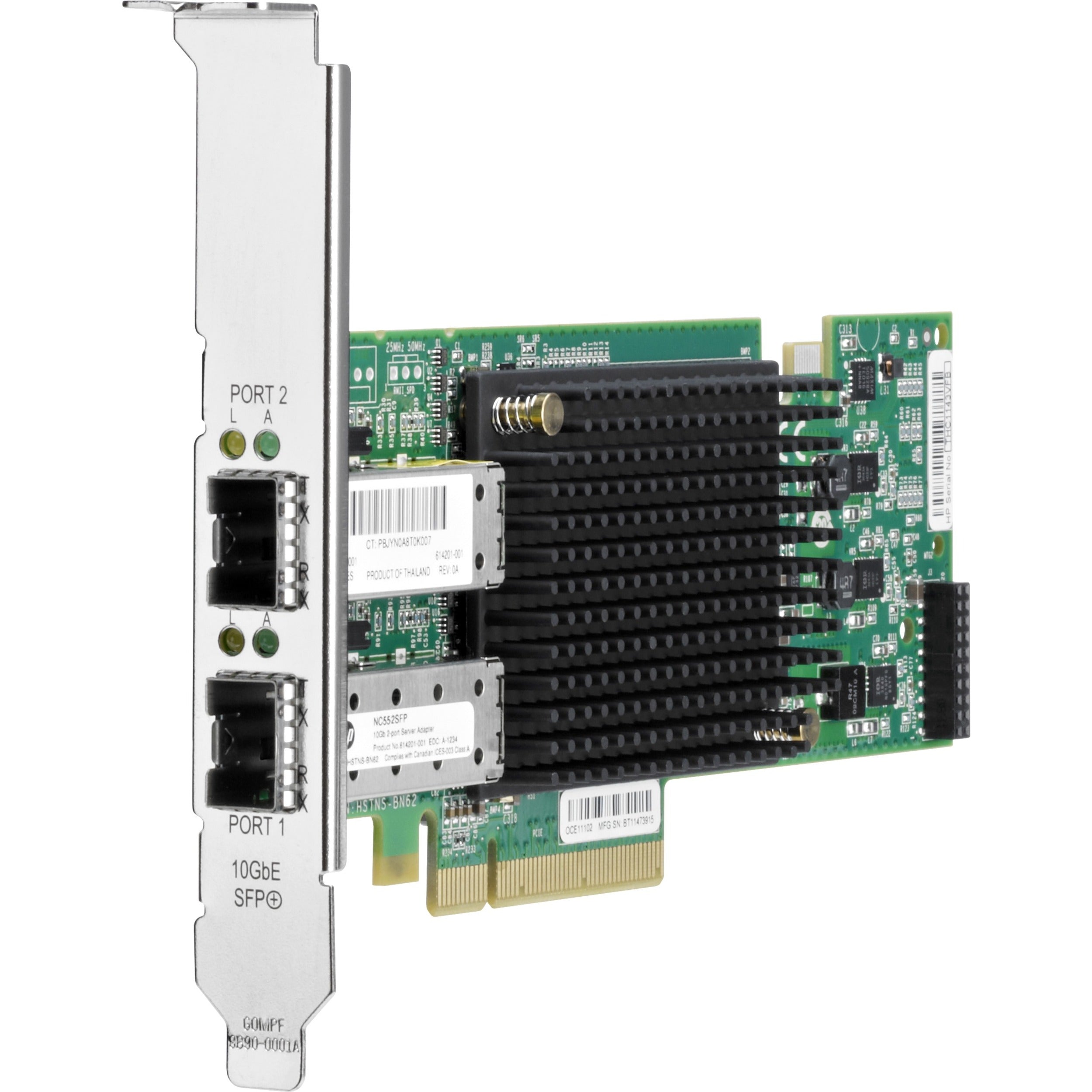 HPE NC522SFP Dual Port 10GbE Server Adapter - 468349-001