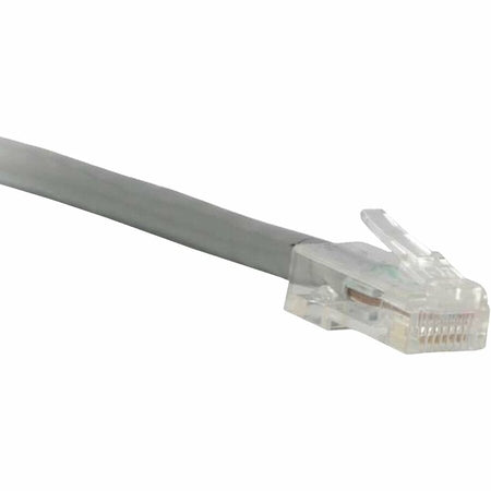 ENET Cat6 Gray 15 Foot Non-Booted (No Boot) (UTP) High-Quality Network Patch Cable RJ45 to RJ45 - 15Ft - C6-GY-NB-15-ENC