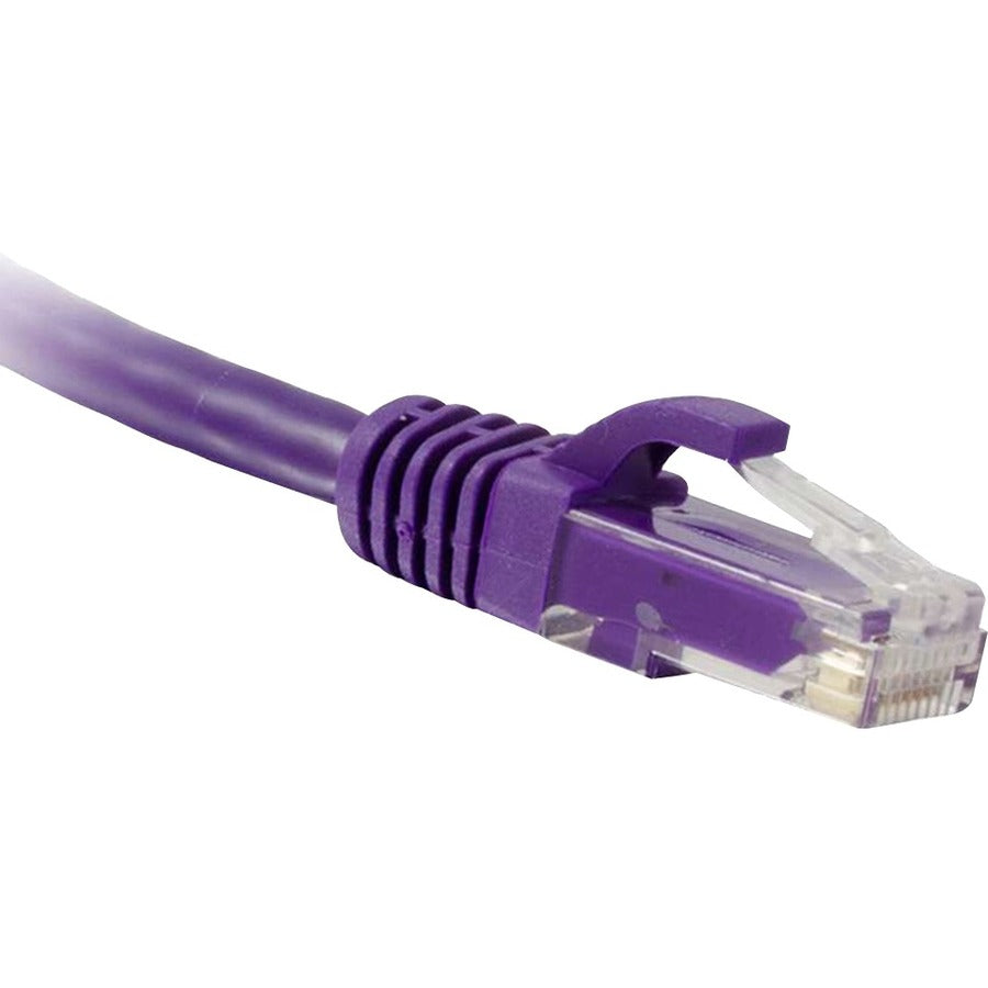 ENET Cat6 Purple 20 Foot Patch Cable with Snagless Molded Boot (UTP) High-Quality Network Patch Cable RJ45 to RJ45 - 20Ft - C6-PR-20-ENC