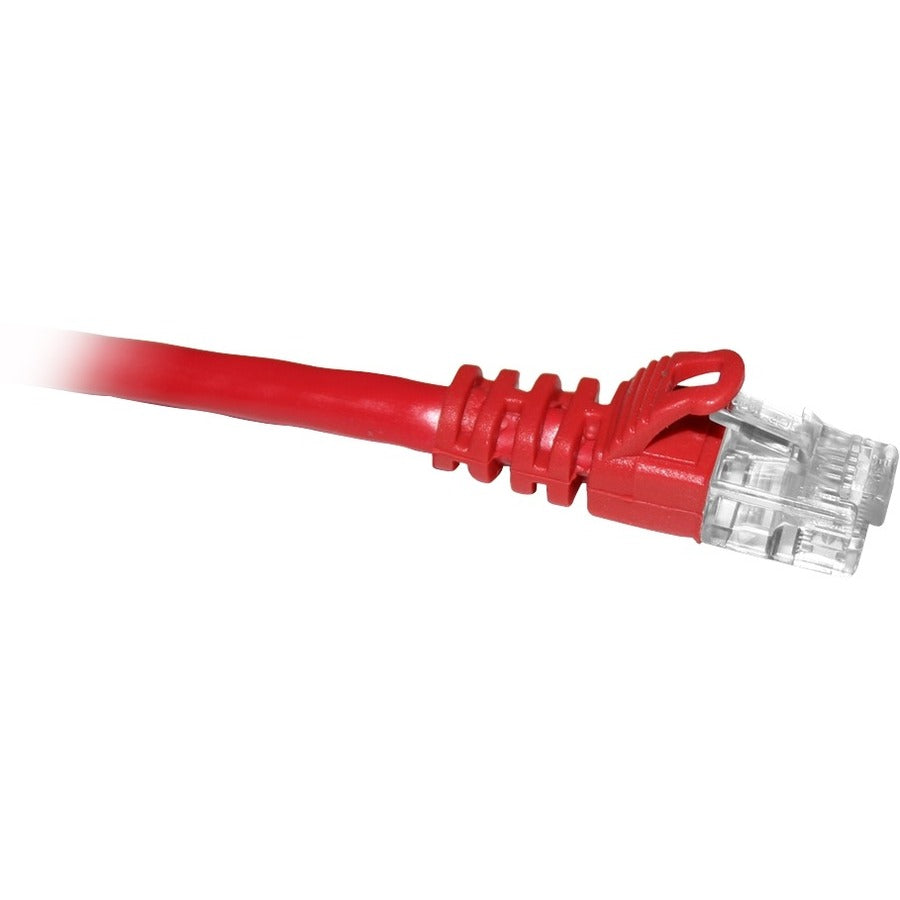 ENET Cat6 Red 6 Foot Patch Cable with Snagless Molded Boot (UTP) High-Quality Network Patch Cable RJ45 to RJ45 - 6Ft - C6-RD-6-ENC