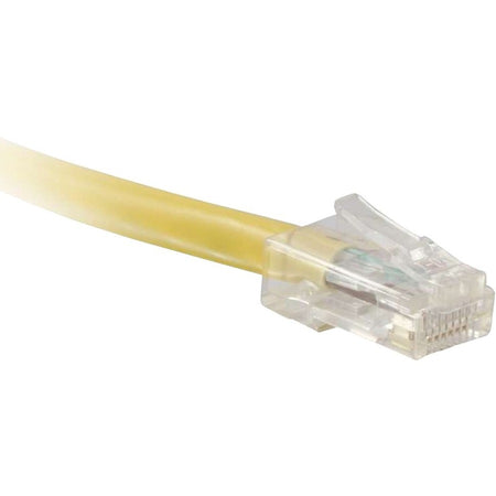 ENET Cat6 Yellow 15 Foot Non-Booted (No Boot) (UTP) High-Quality Network Patch Cable RJ45 to RJ45 - 15Ft - C6-YL-NB-15-ENC
