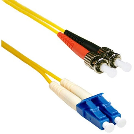 ENET 10M ST/LC Duplex Single-mode 9/125 OS1 or Better Yellow Fiber Patch Cable 10 meter ST-LC Individually Tested - STLC-SM-10M-ENC